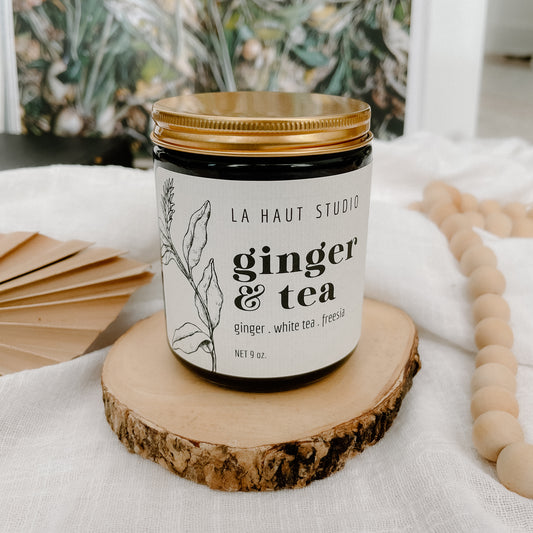 Ginger & Tea Candle