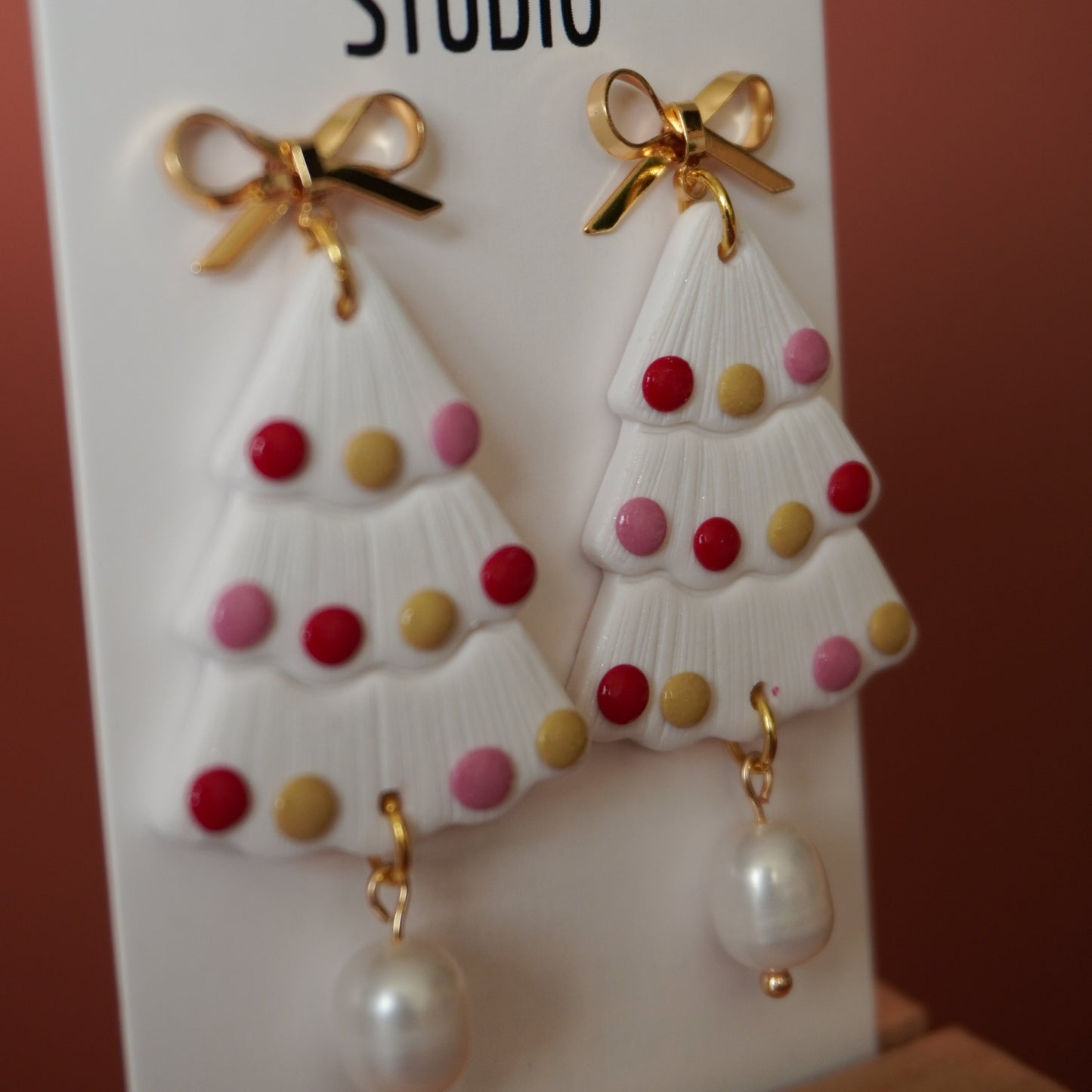 White Christmas Trees