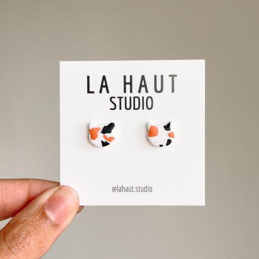 Calico Cat Studs