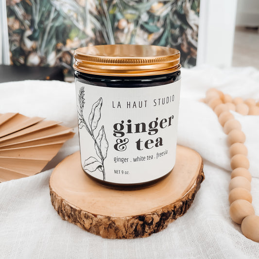 Ginger & Tea Candle